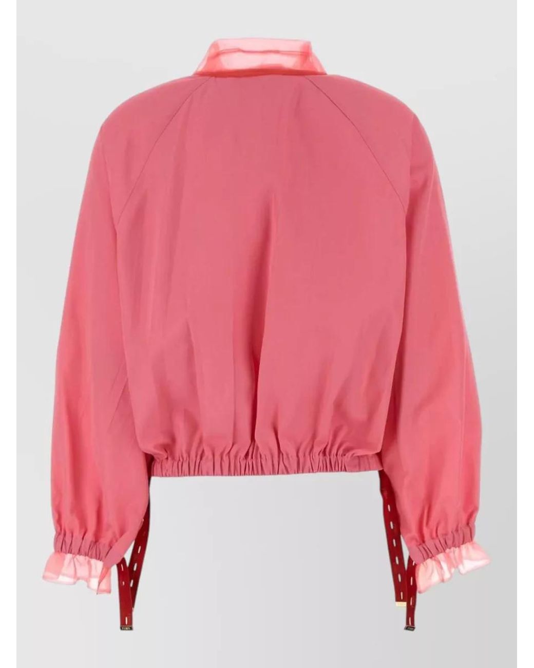 Fendi Pink Relaxed-Fit Bomber Jacket