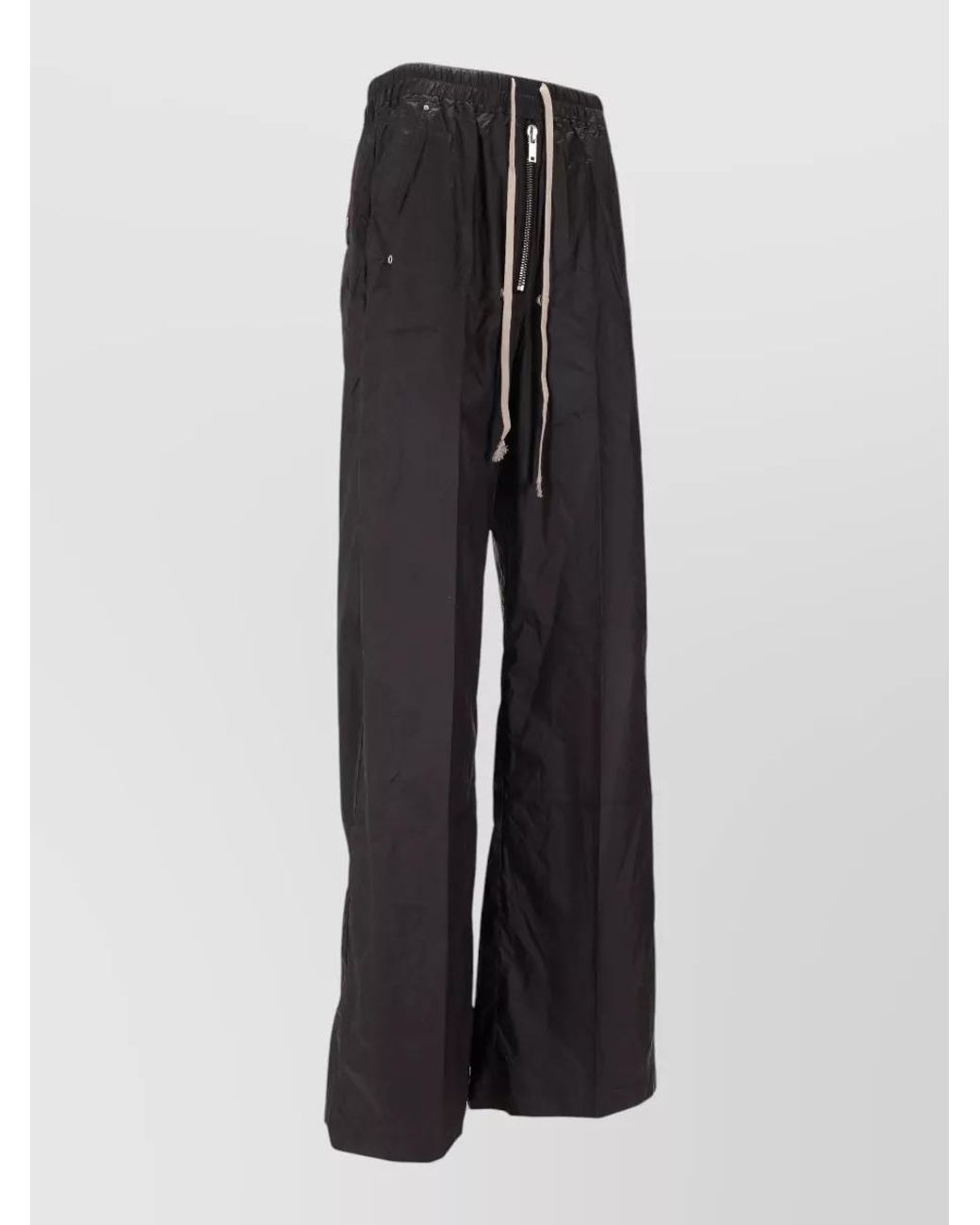 Rick Owens Black Wide-Leg Trousers