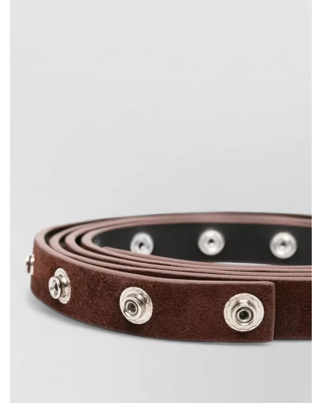 The Attico Multicolor Leather Belt