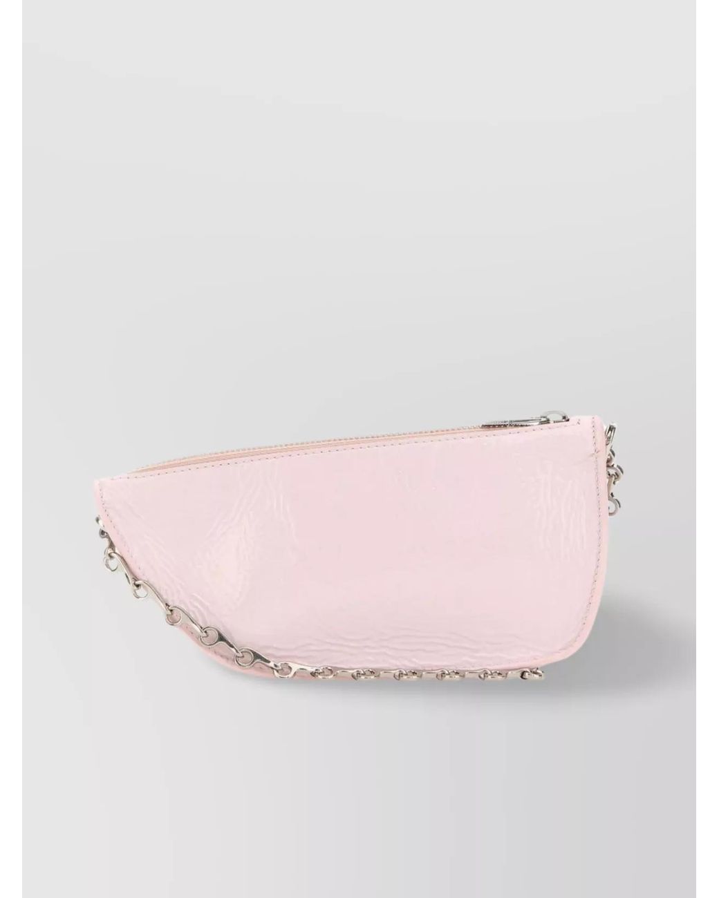 Burberry Pink Shield Micro Leather Shoulder Bag