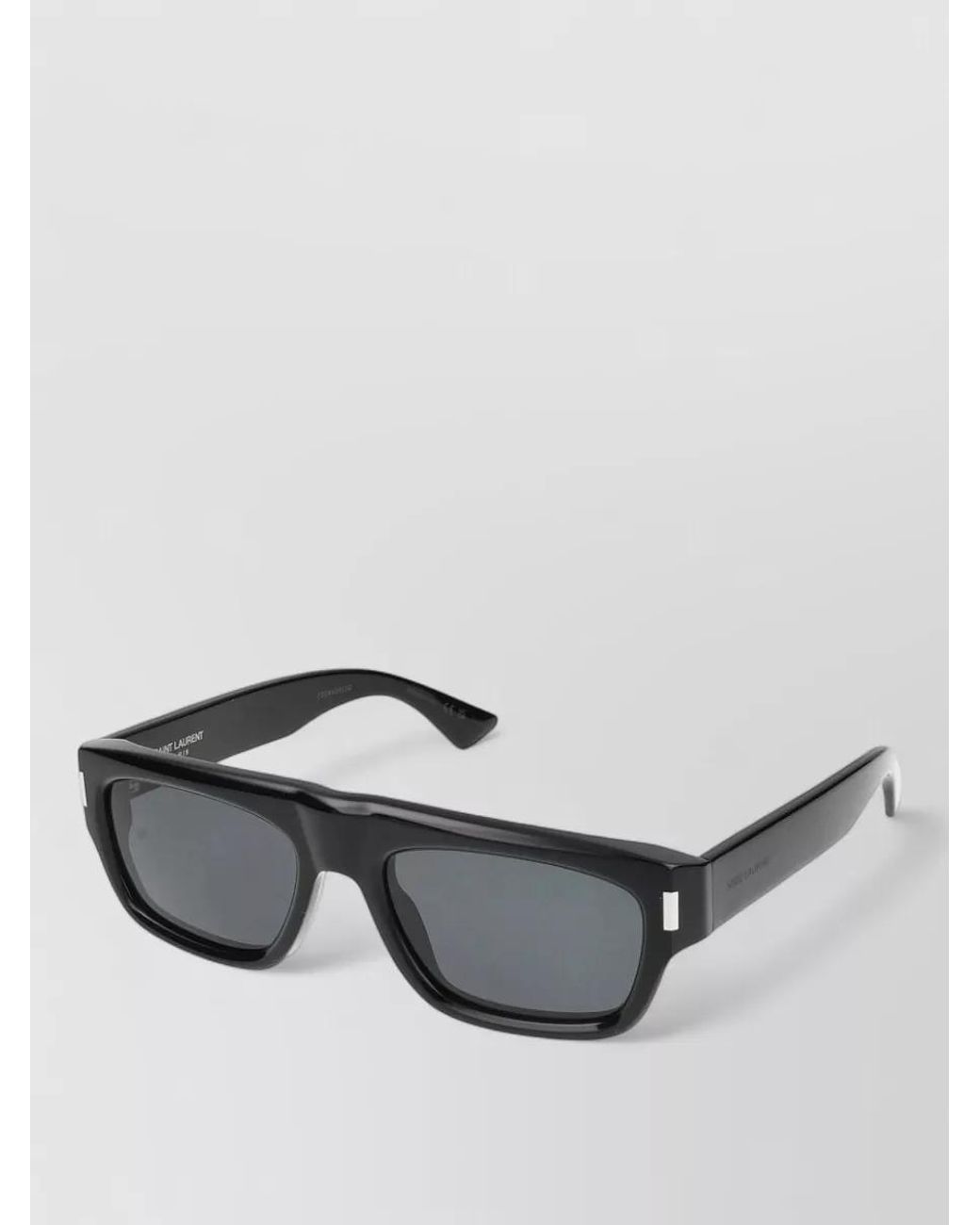 Saint Laurent Gray Square Sunglasses for men