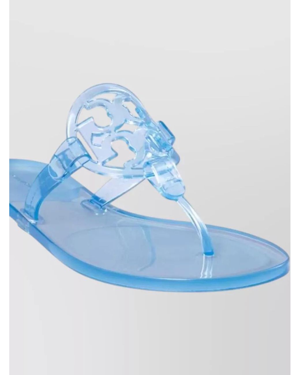 Tory Burch Blue Jelly Flip-Flops