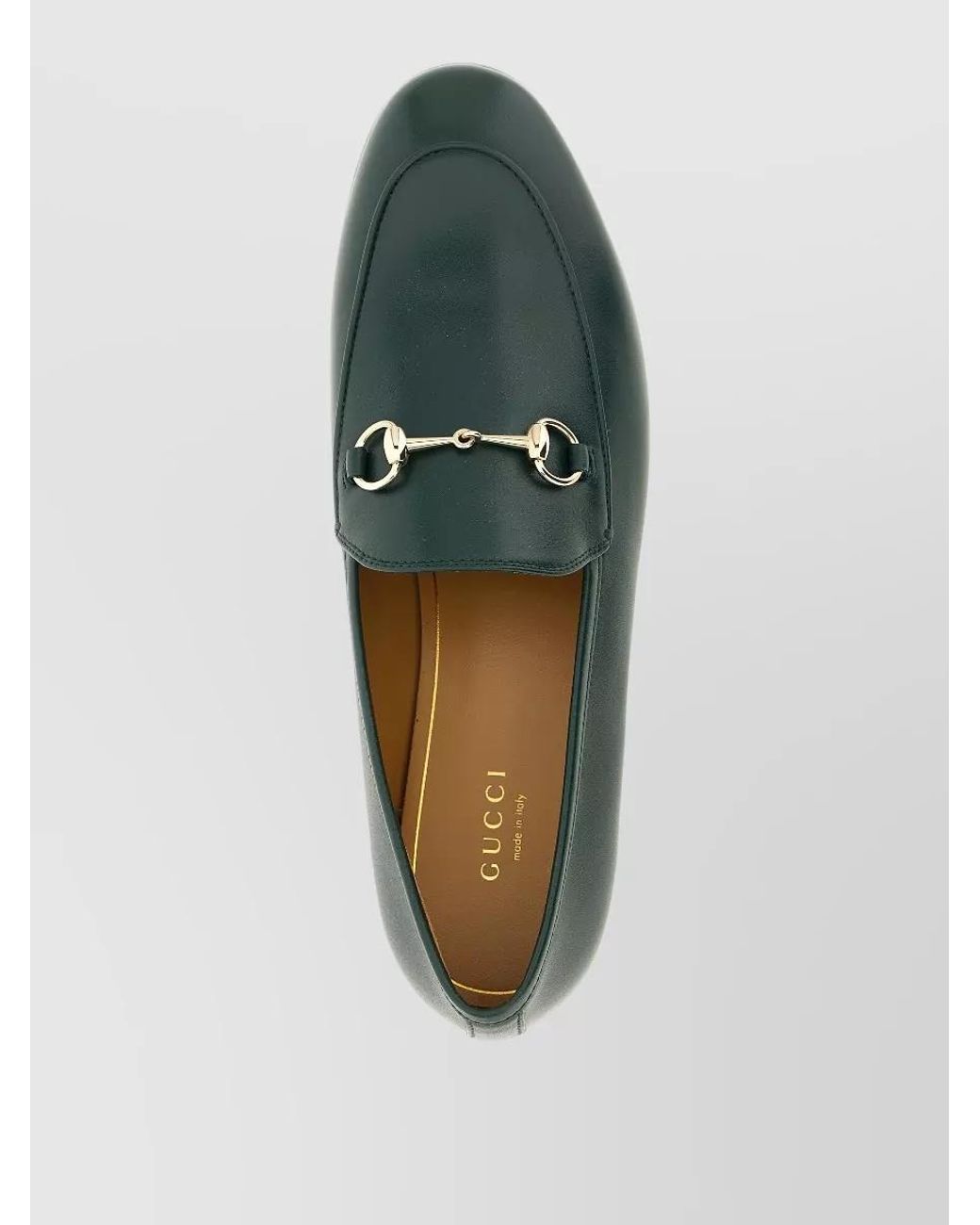 Gucci Green Leather Loafers
