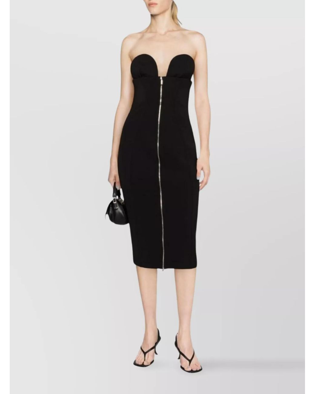 Off-White c/o Virgil Abloh Black Midi Dress