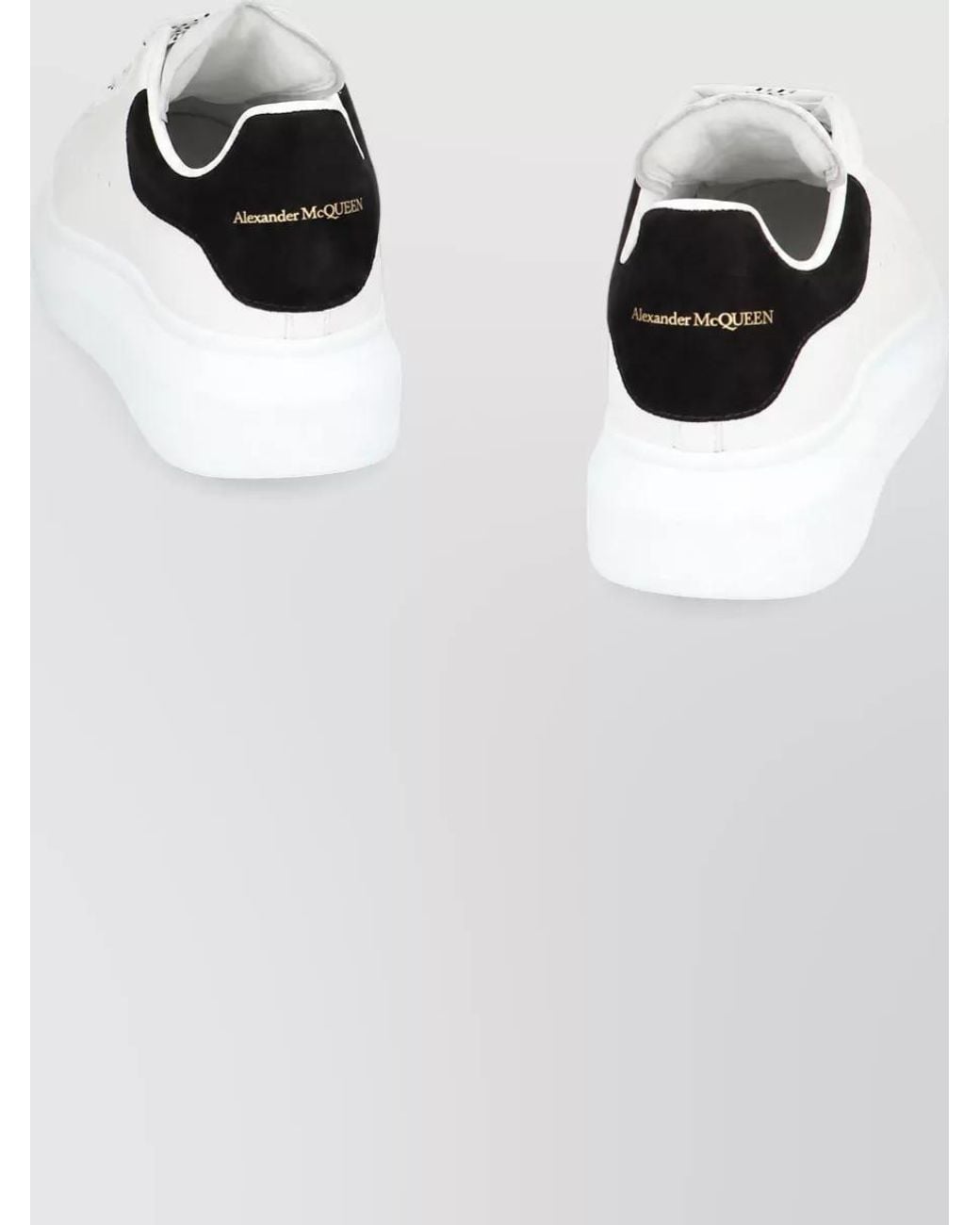 McQueen White Leather Chunky Sneakers