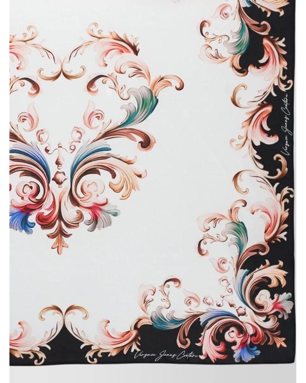 Versace Jeans Couture Multicolor Silk Scarf