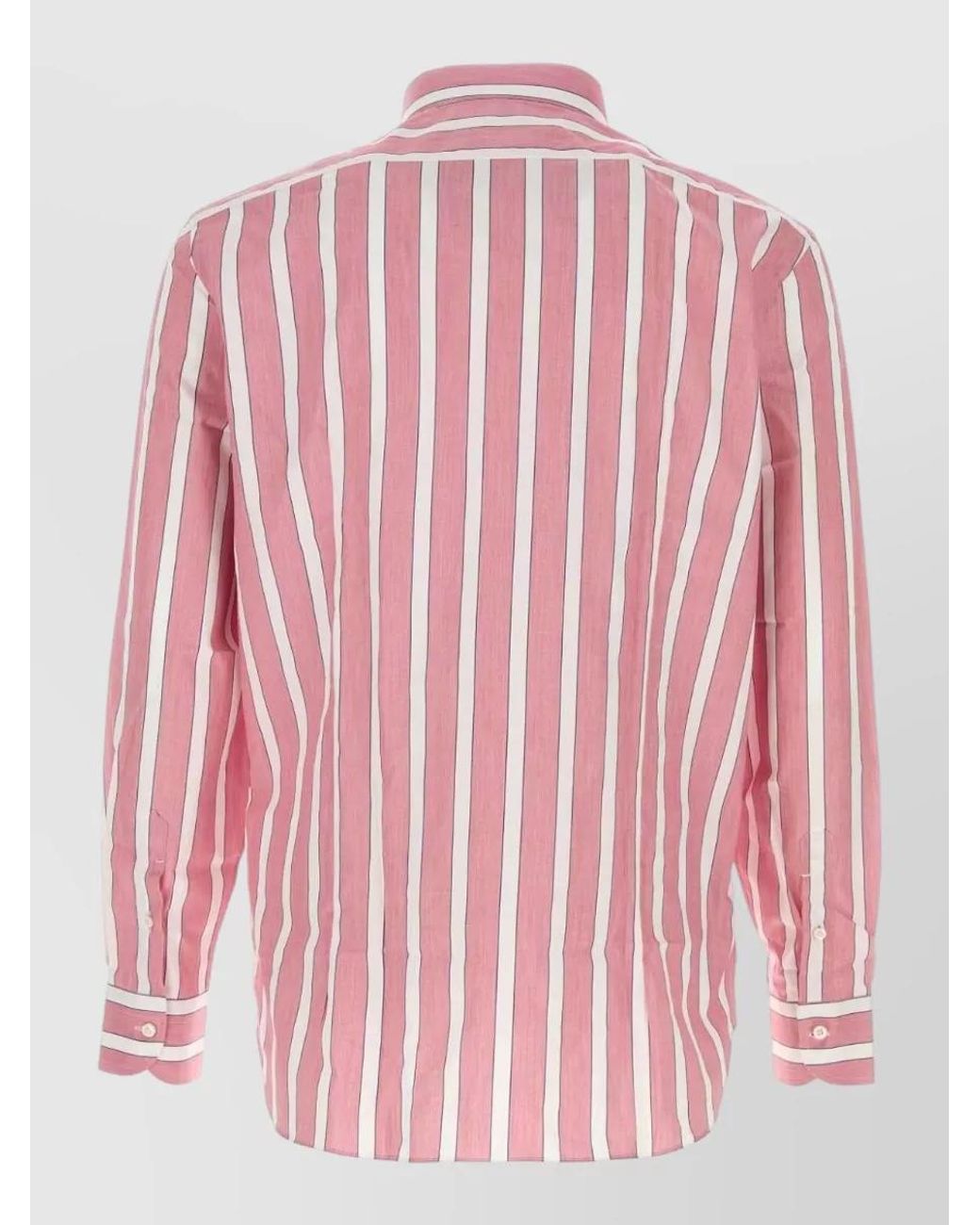 Junya Watanabe Pink Embroidered Poplin Shirt for men