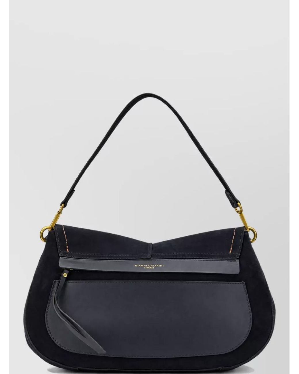Gianni Chiarini Black Leather Clutch Bag