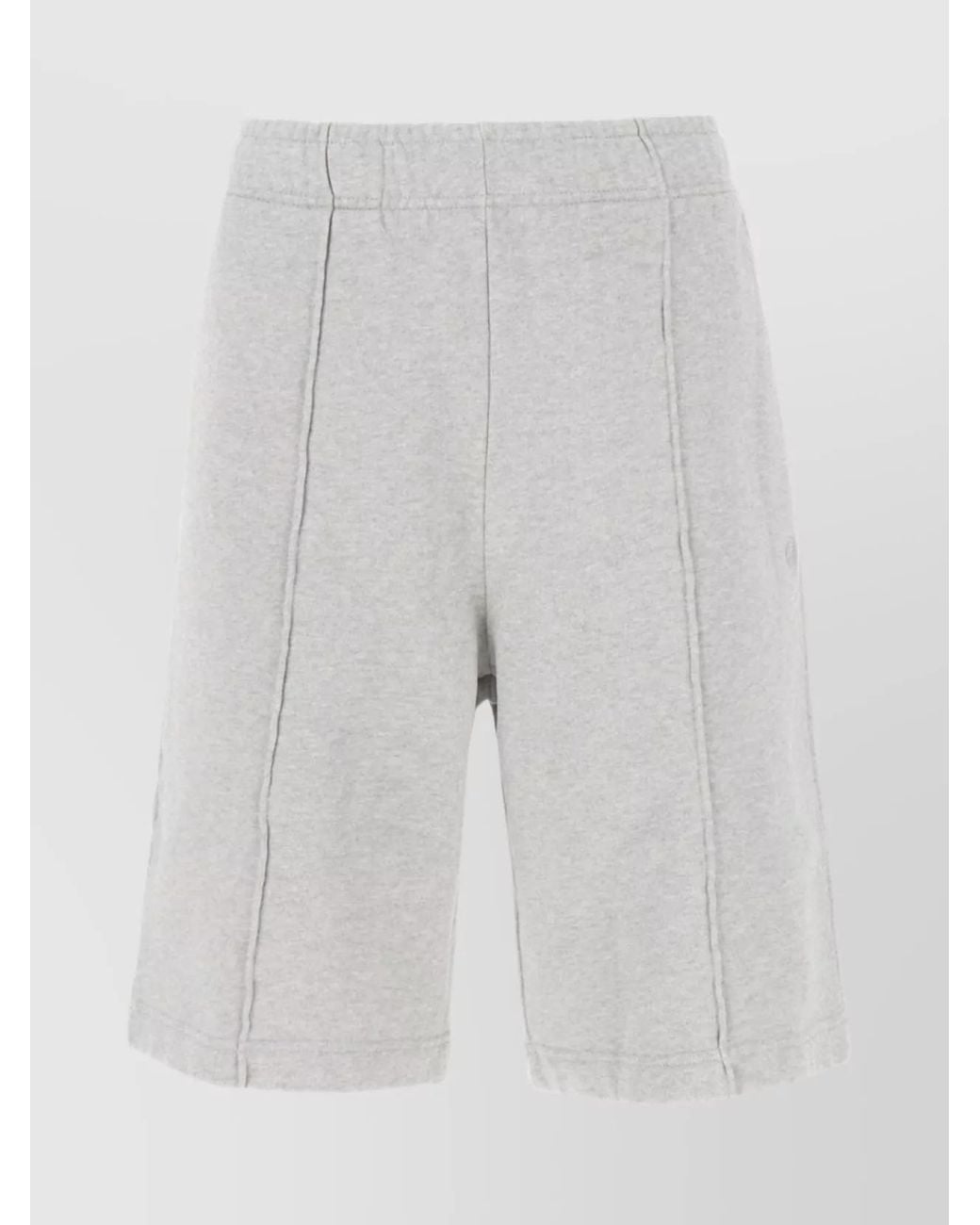 Ambush White Cotton Bermuda Shorts for men