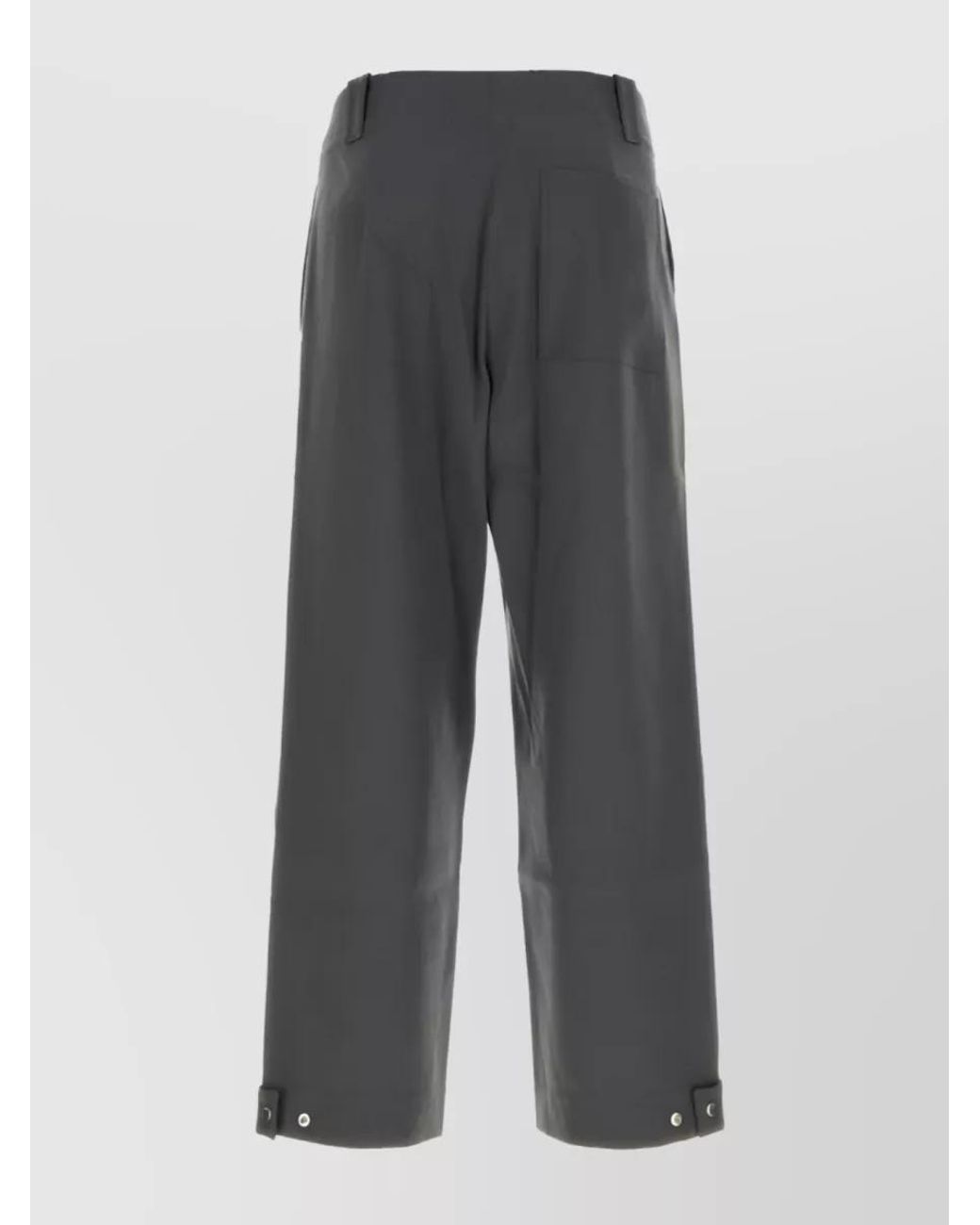 OAMC Gray Wool Slightly Flared Trousers for men