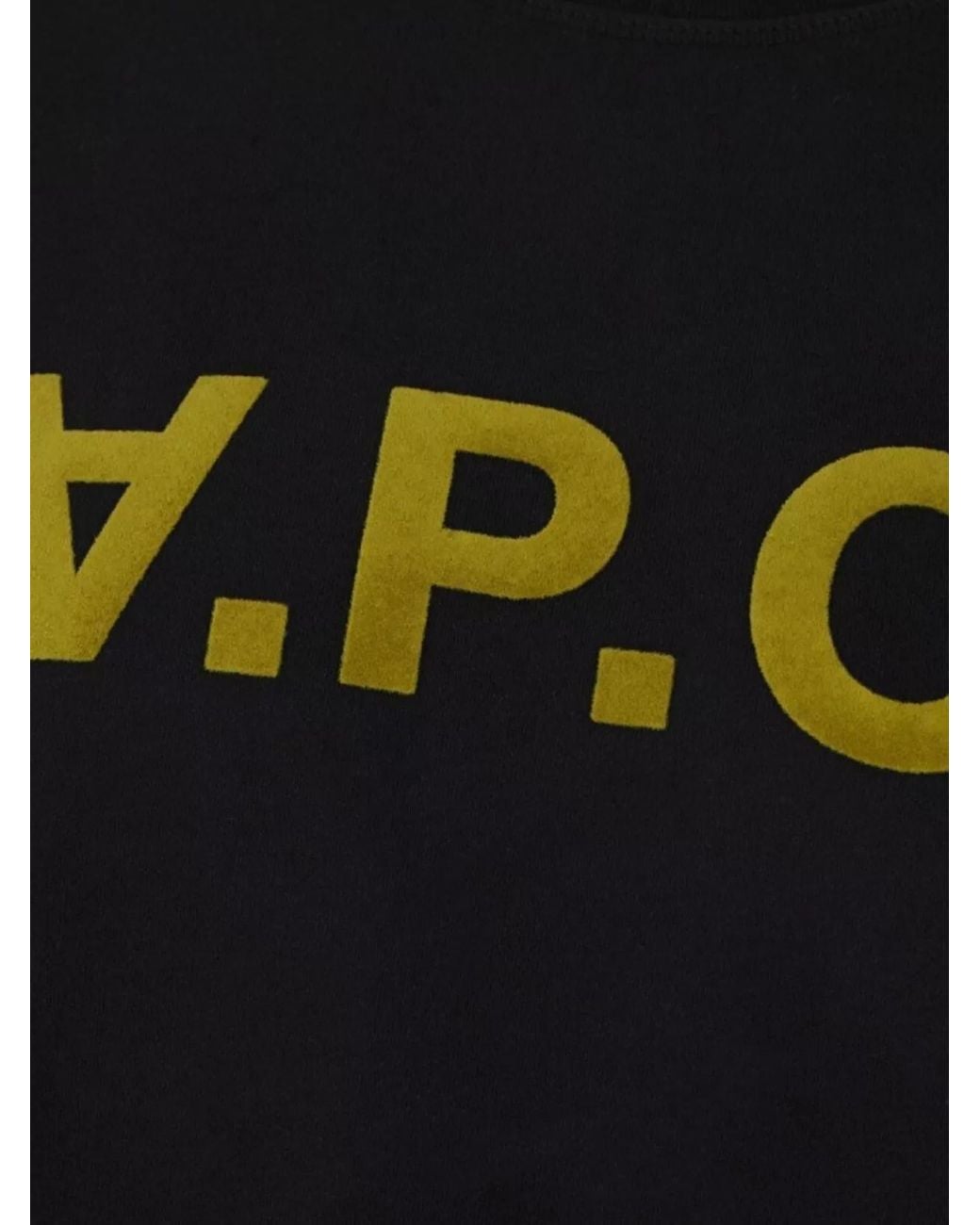 A.P.C. Black Oversized Logo-Print Cotton Sweatshirt for men