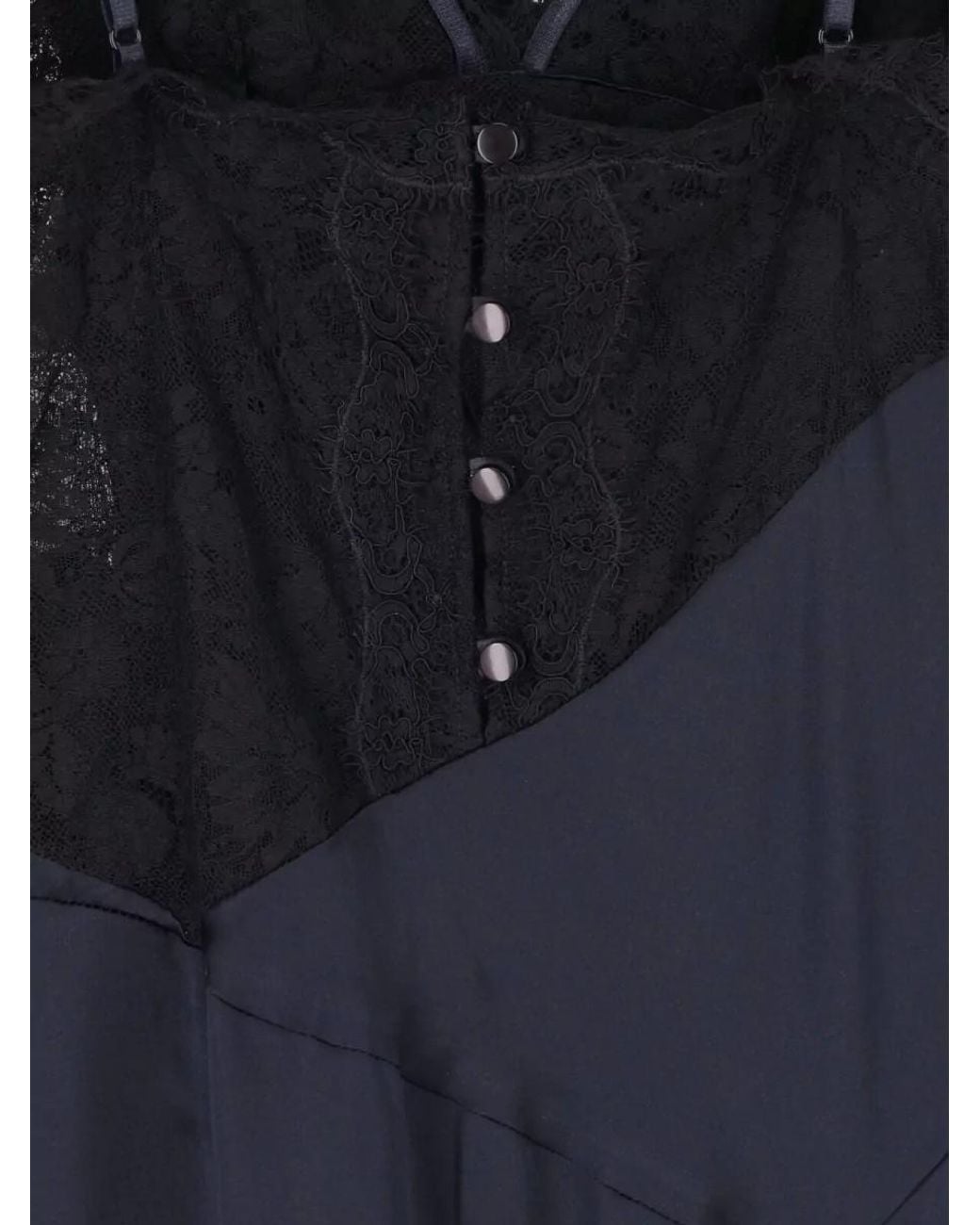 Isabel Marant Blue Silk Knee-Length Nightdress