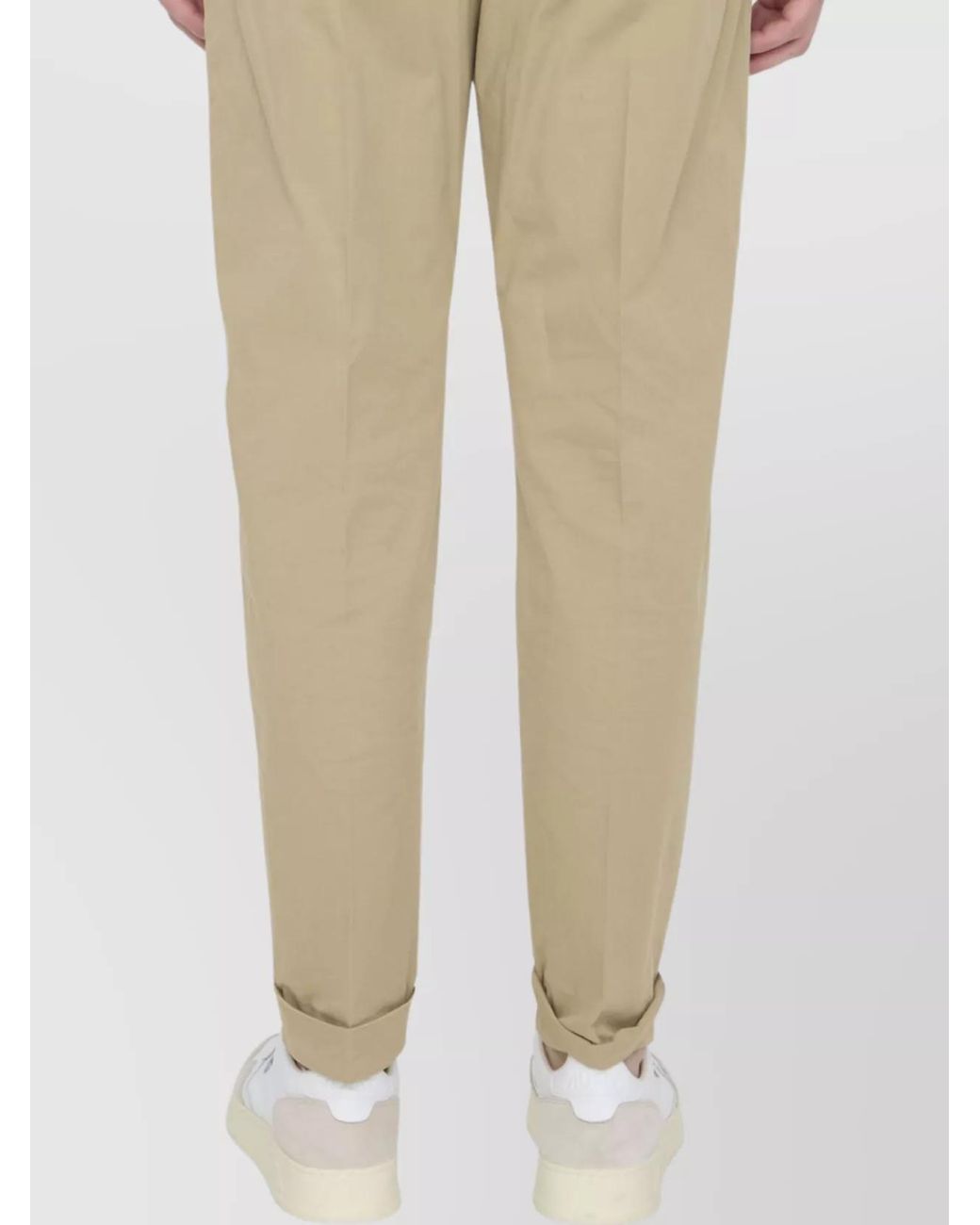PT Torino Natural Cotton Straight-Leg Trousers for men