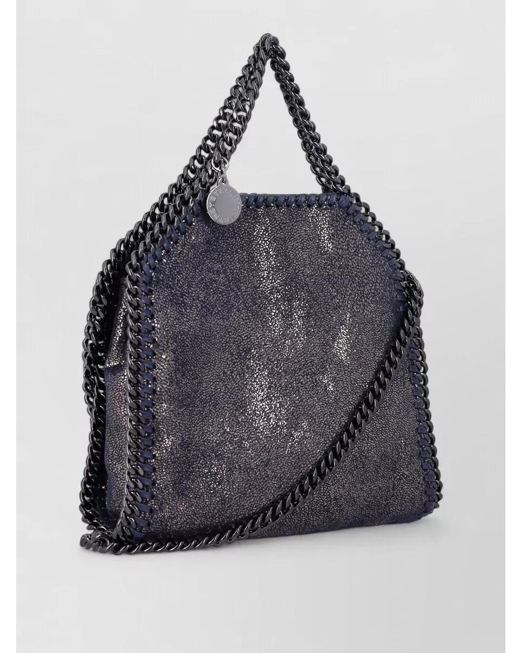Stella McCartney Blue Falabella Tiny Shoulder Bag