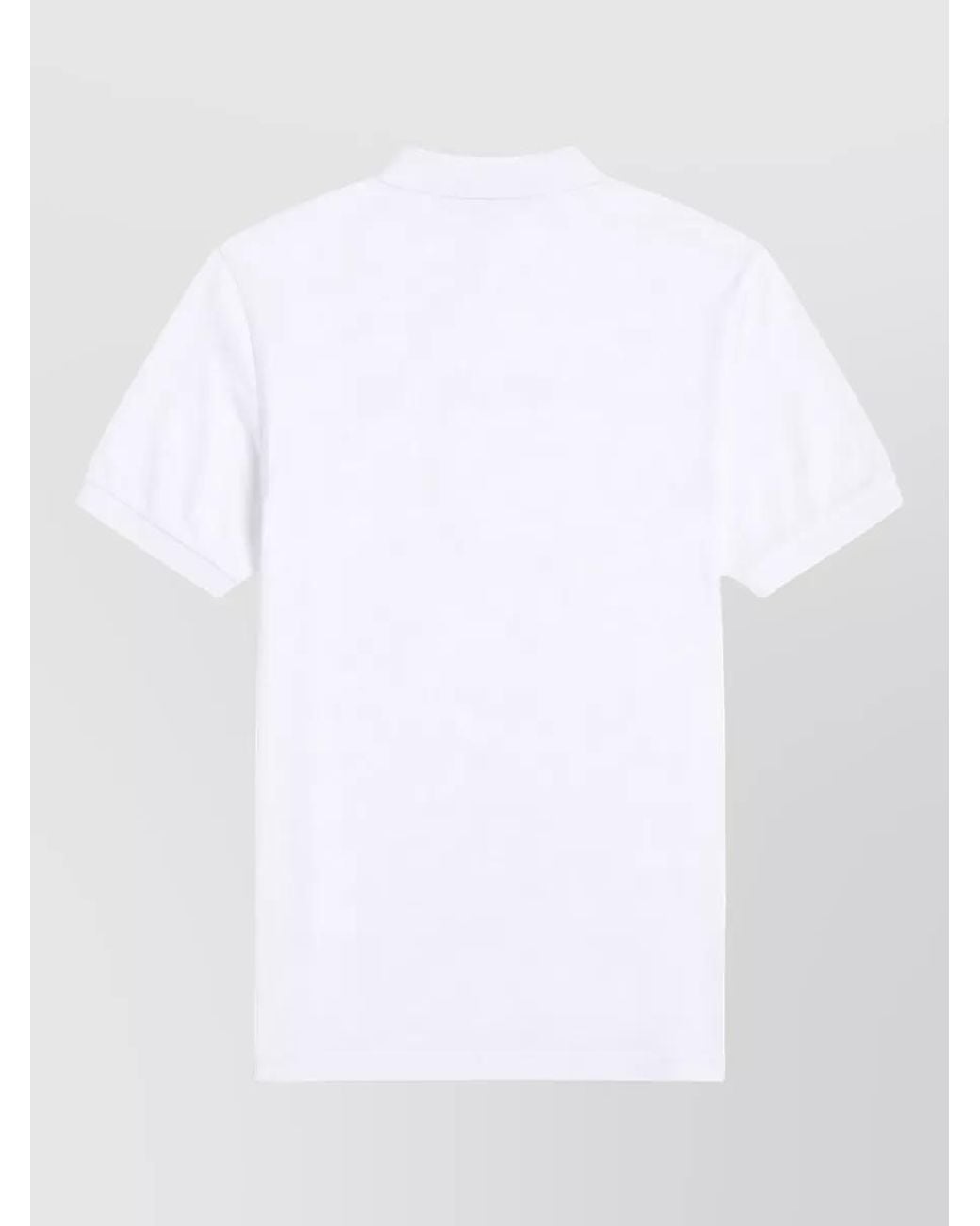 Fred Perry White Cotton Logo Polo Shirt for men