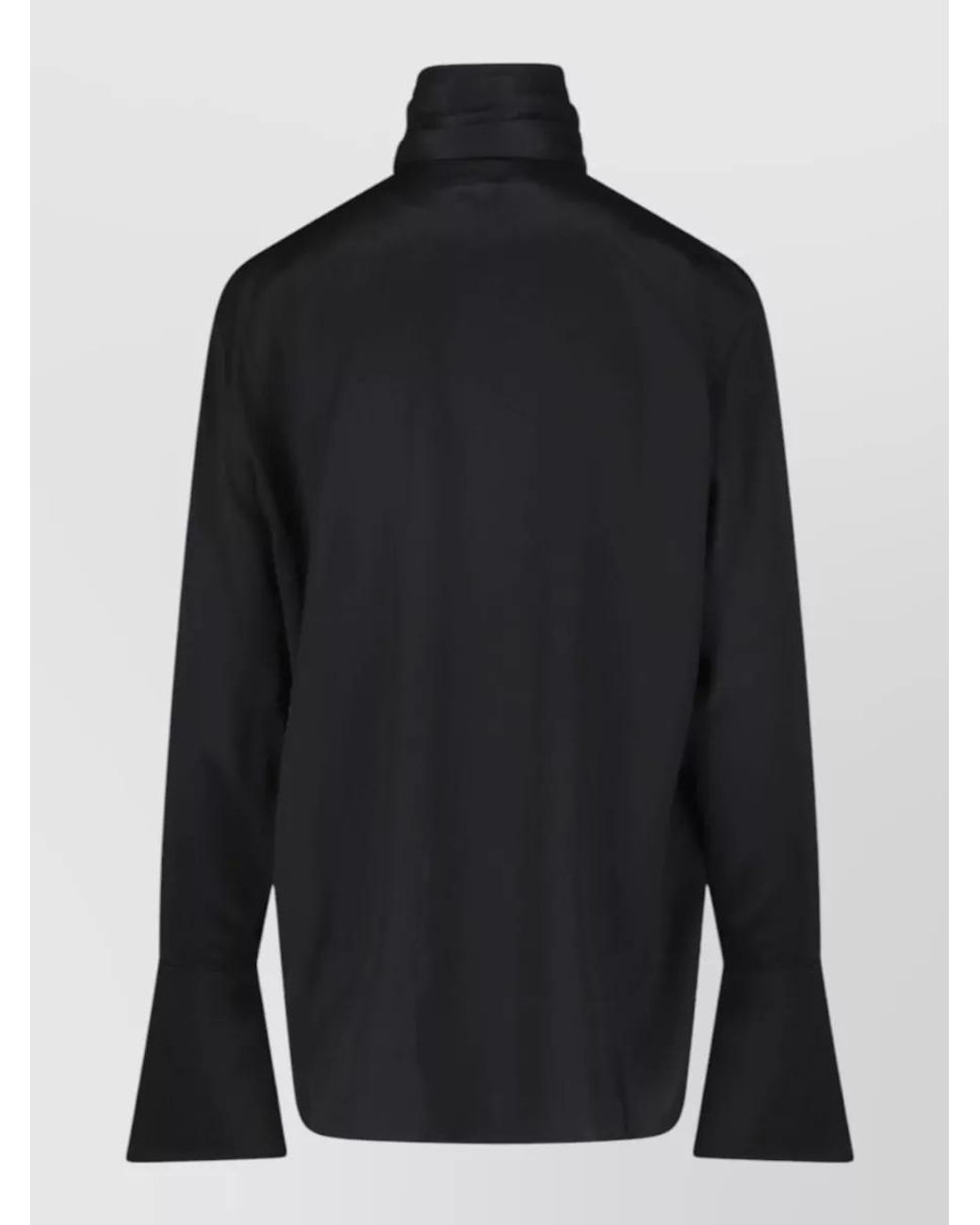 Sa Su Phi Black Silk Blend Blouse