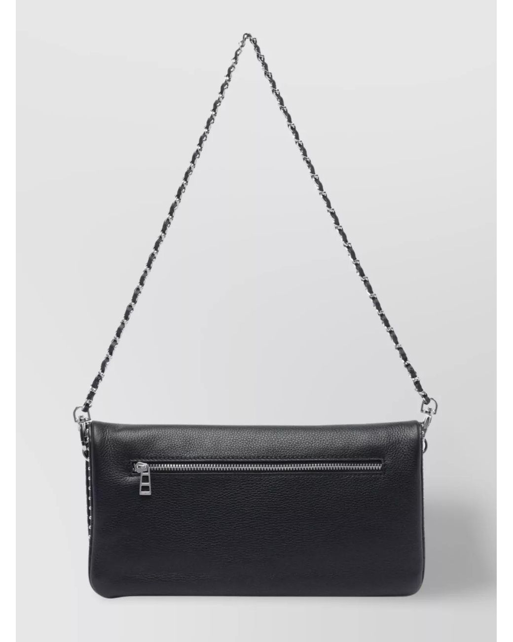 Zadig & Voltaire Black Rock Leather Shoulder Bag