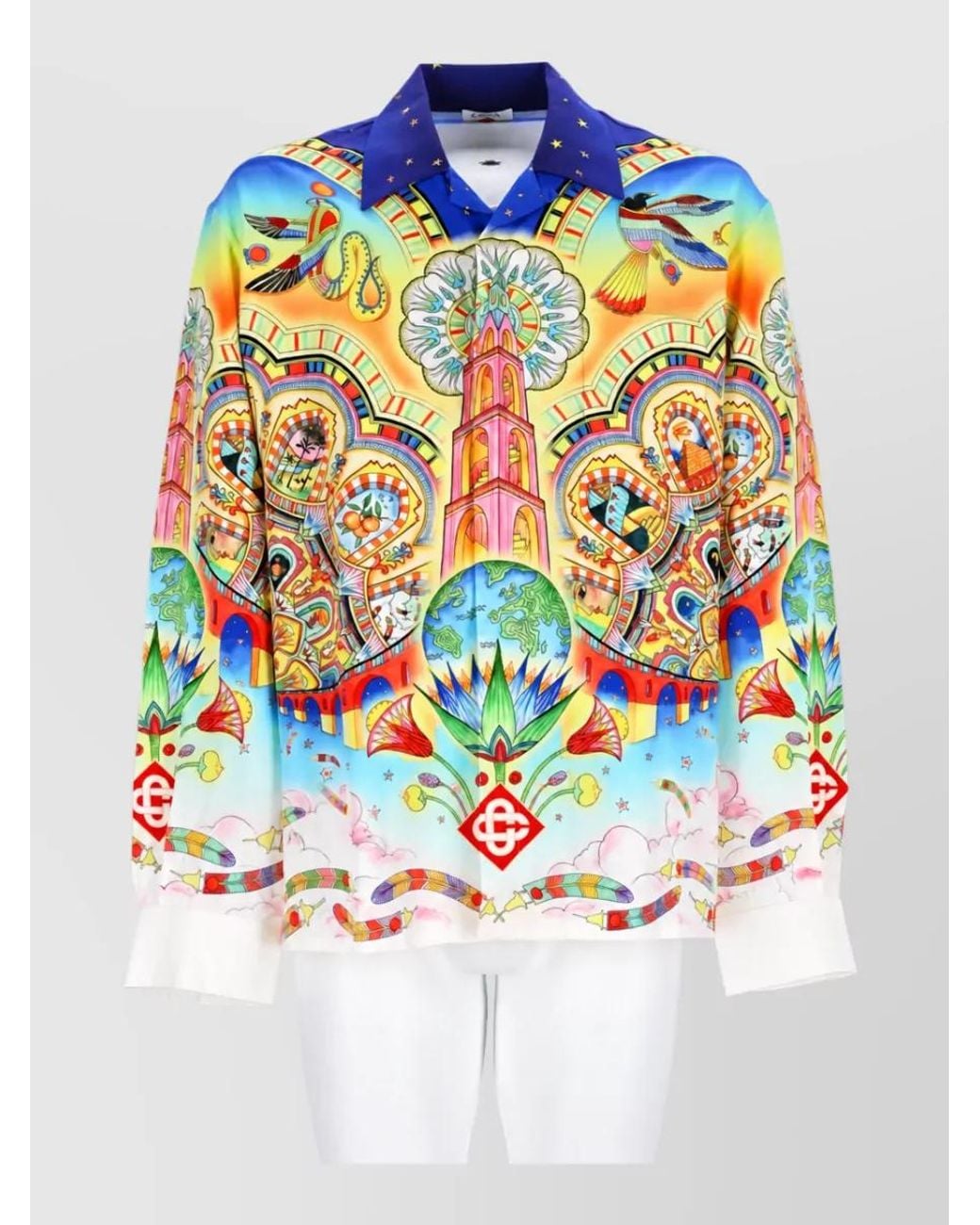 Casablanca Blue Shirt for men