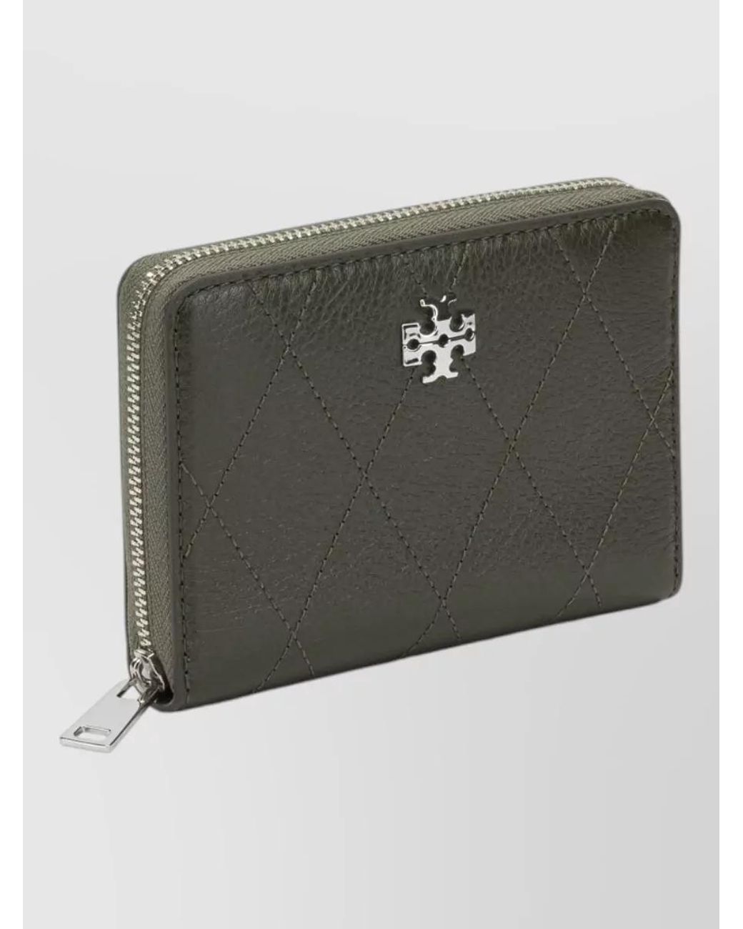 Tory Burch Green Leather Keyring