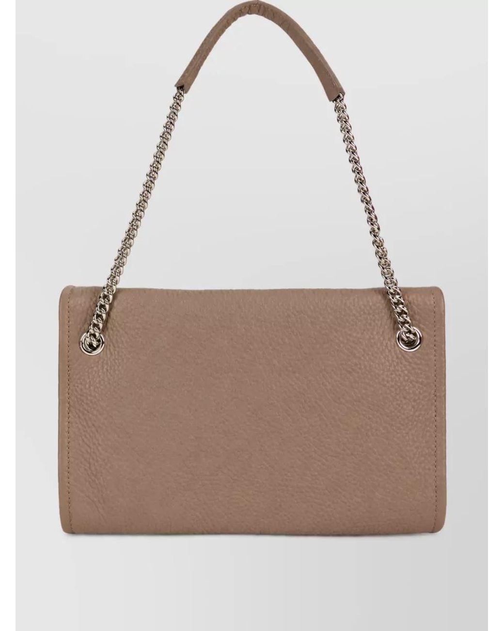 Orciani Natural Leather Shoulder Bag