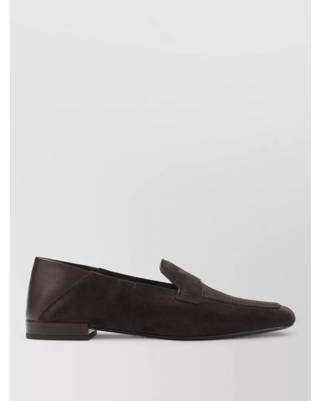 Giorgio Armani Black Suede Loafers