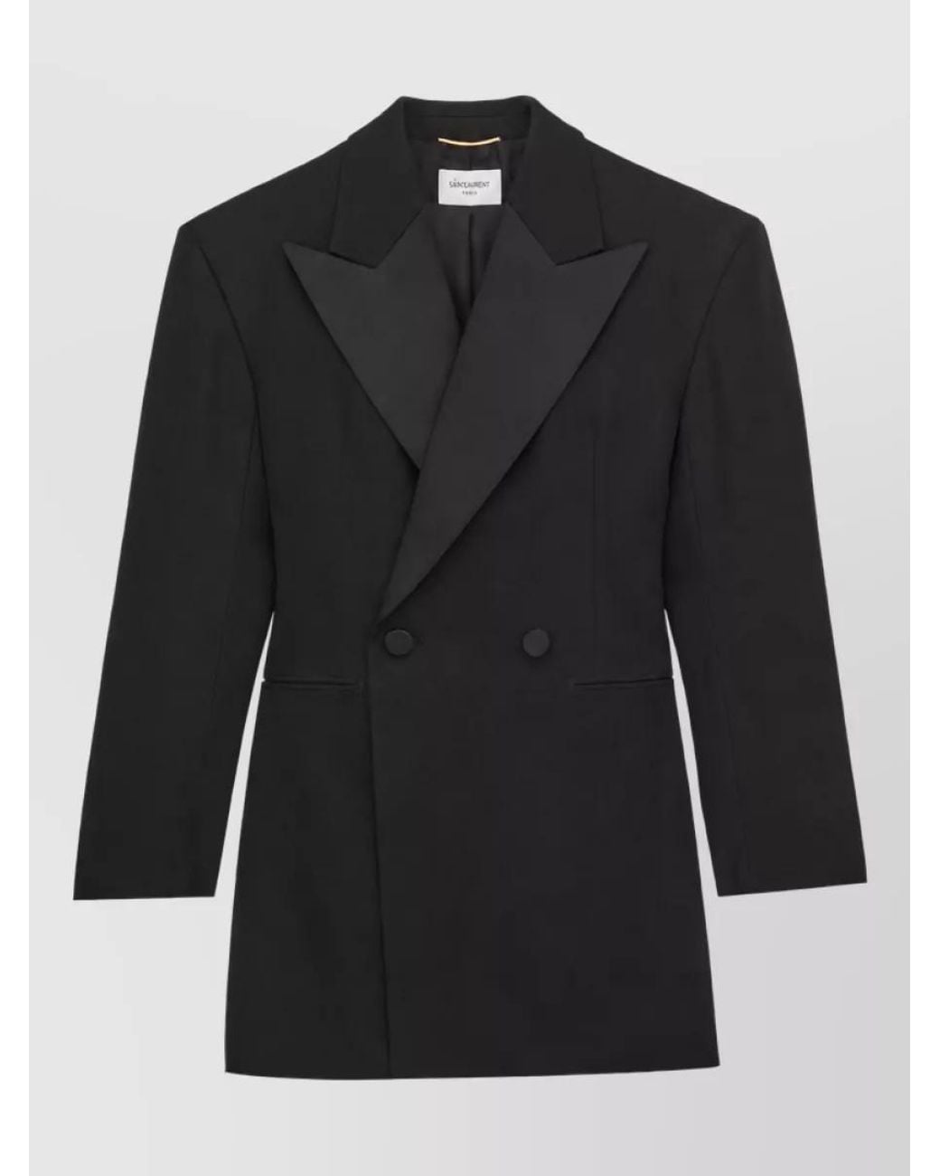 Saint Laurent Black Tailored Blazer