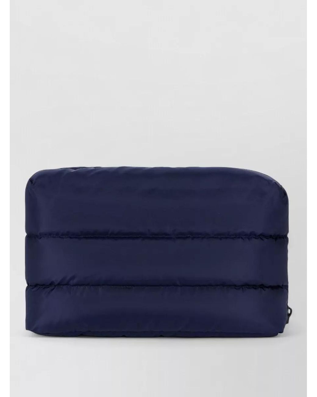 Moncler Blue Quilted Padded Clutch Bag for men