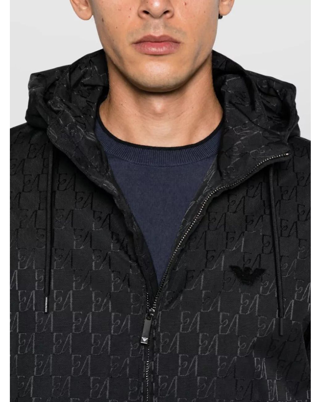 Emporio Armani Black Padded Jacket for men