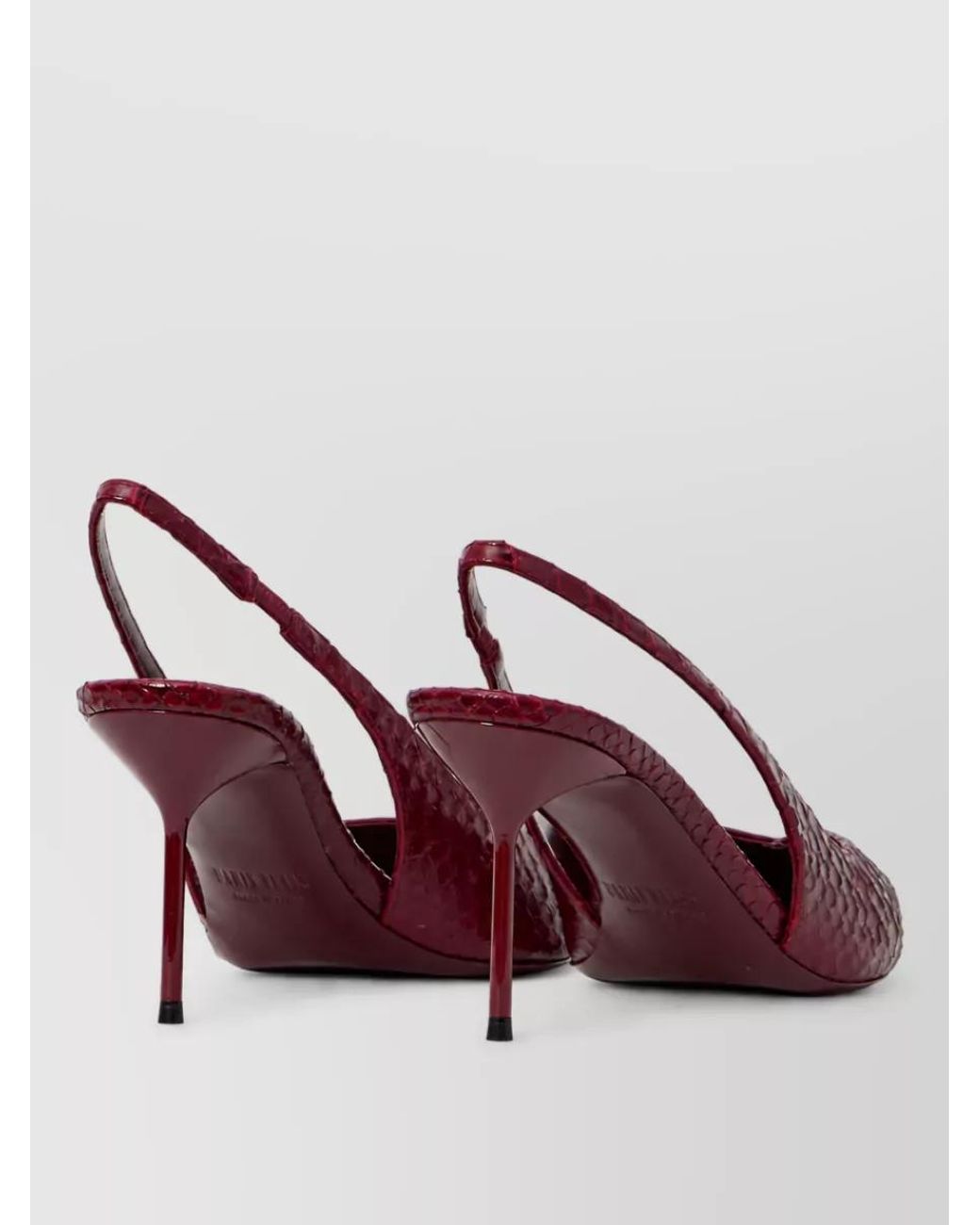 Paris Texas Pink Leather Slingback Mules