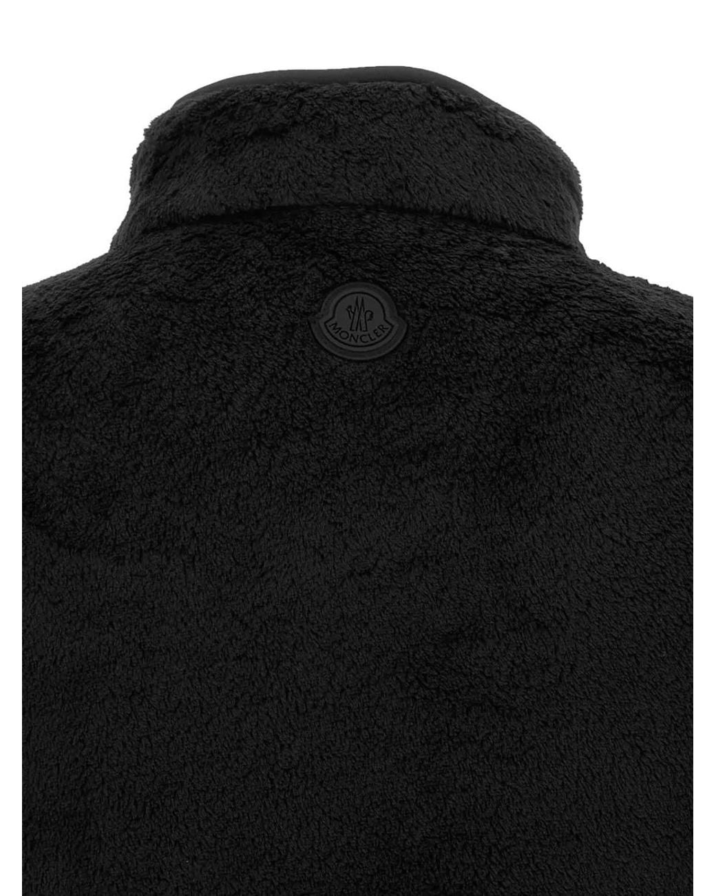 Moncler Black Reversible Down Padded Coat for men
