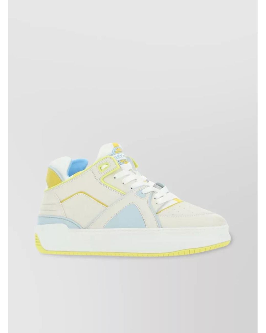 Just Don Multicolor Leather High-Top Sneakers for men