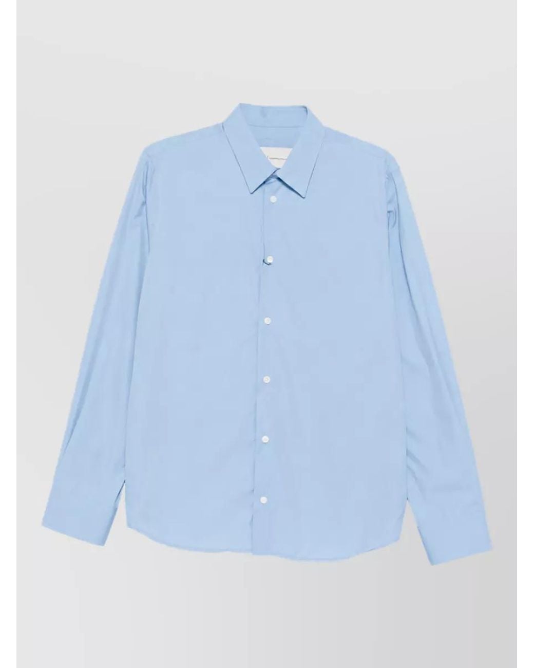 AMI Blue Cotton Shirt for men