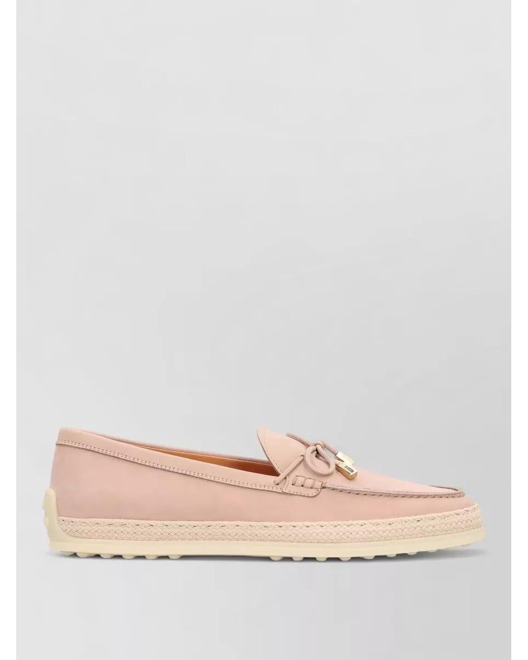 Tod's Natural Leather Slip-On Mules