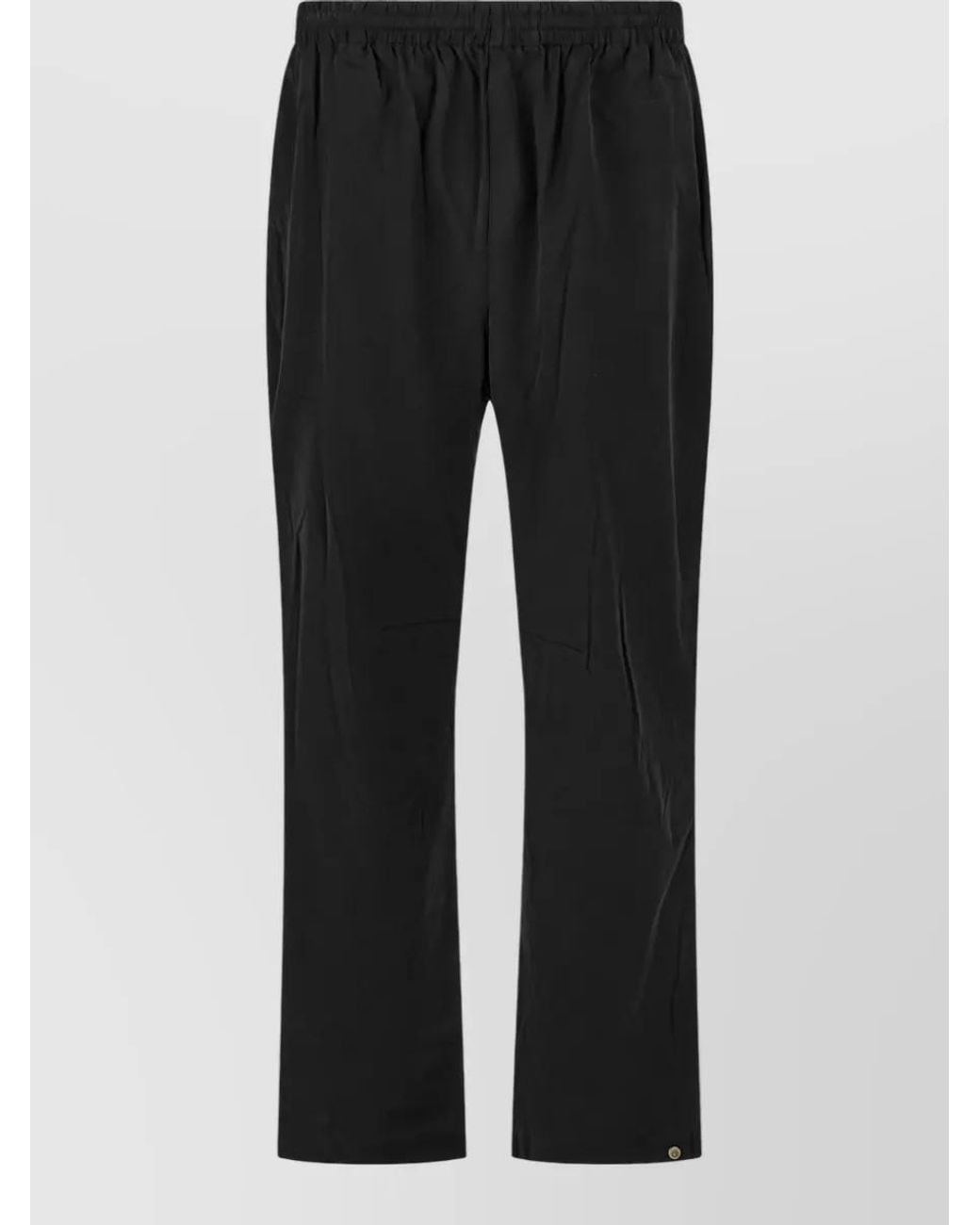 Represent Black Loose-Fit Trousers for men