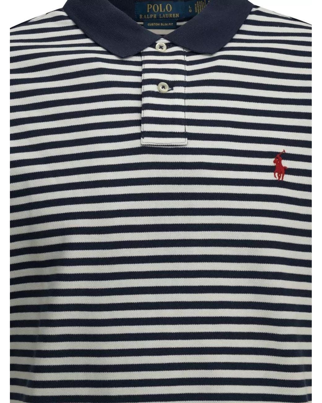 Polo Ralph Lauren Blue Cotton Polo Shirt for men