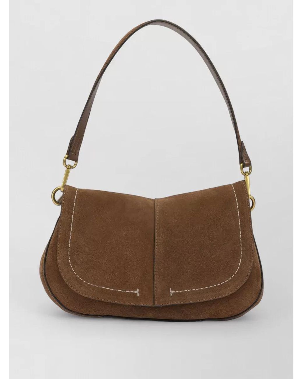 Gianni Chiarini Brown Leather Clutch Bag