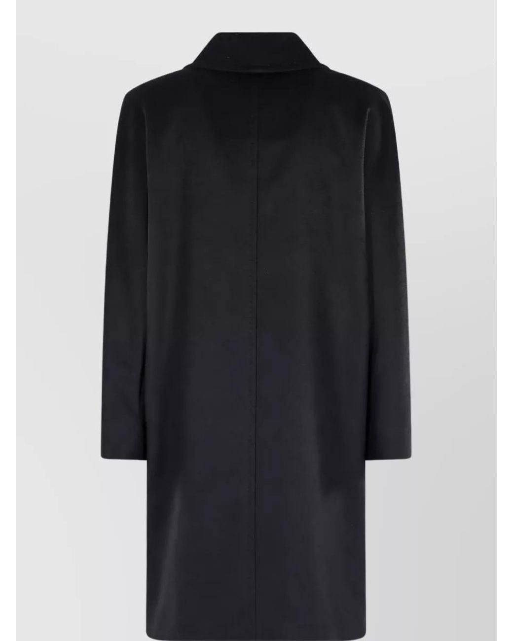 Max Mara Blue Wool Double-Breasted Fitted Jacket