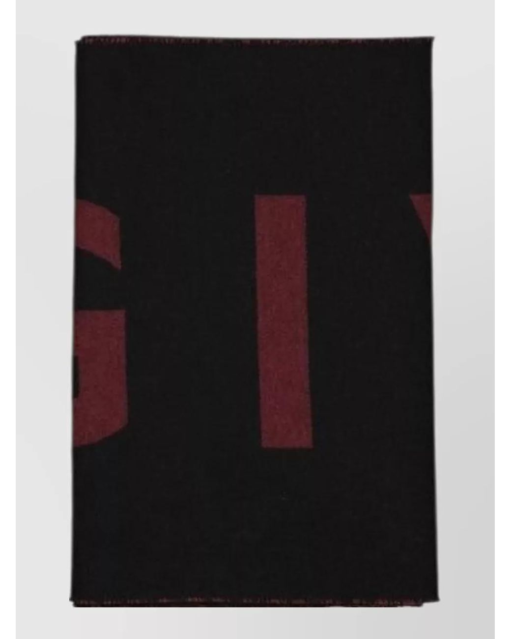 Givenchy Black Virgin Wool Scarf for men