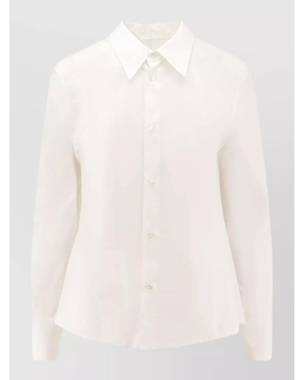 MM6 by Maison Margiela Natural Cotton Long-Sleeve Shirt