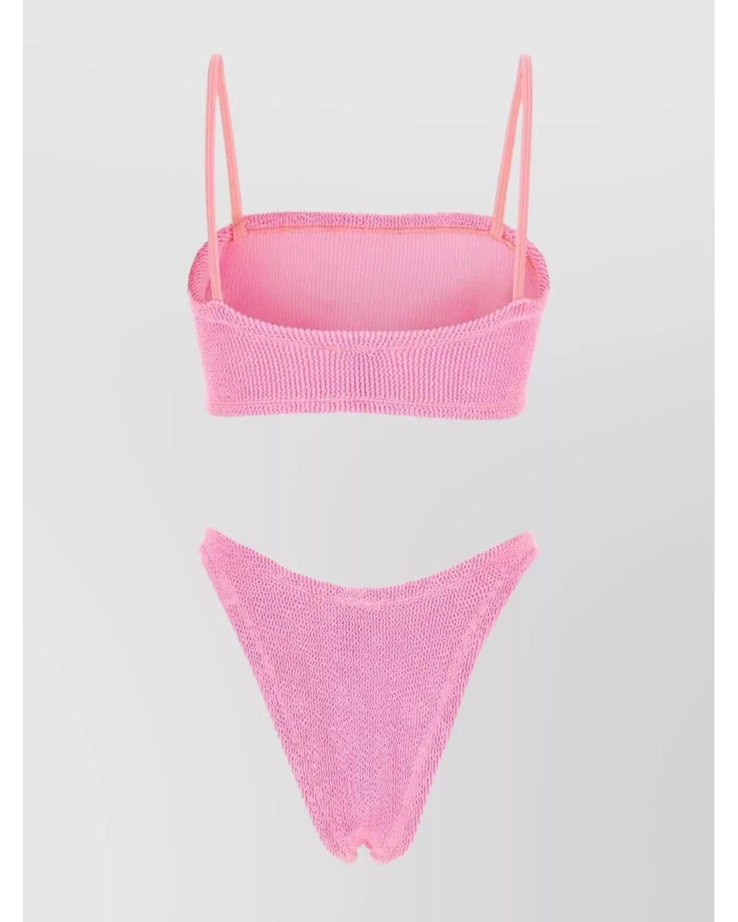 Hunza G Pink Crinkle Bikini