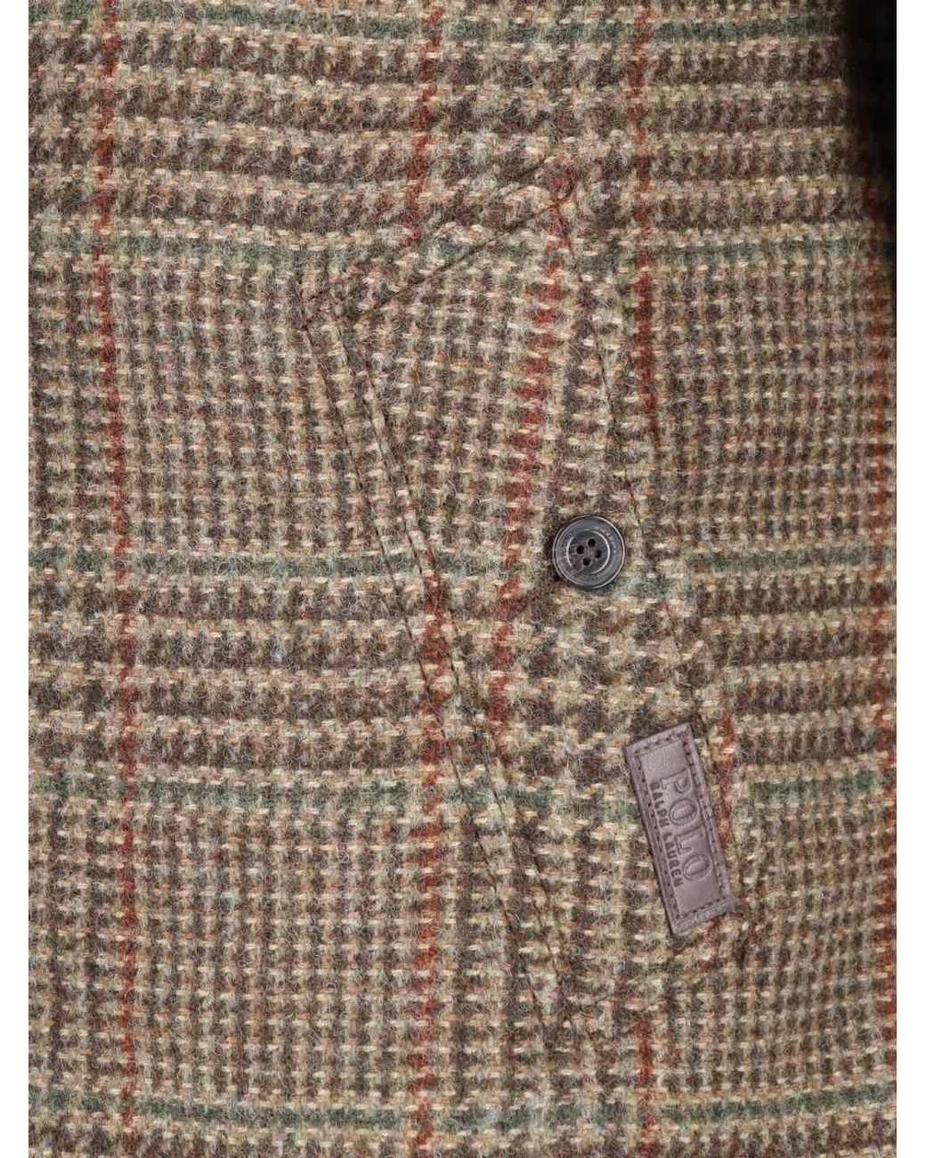 Polo Ralph Lauren Multicolor Wool Single Breasted Coat for men