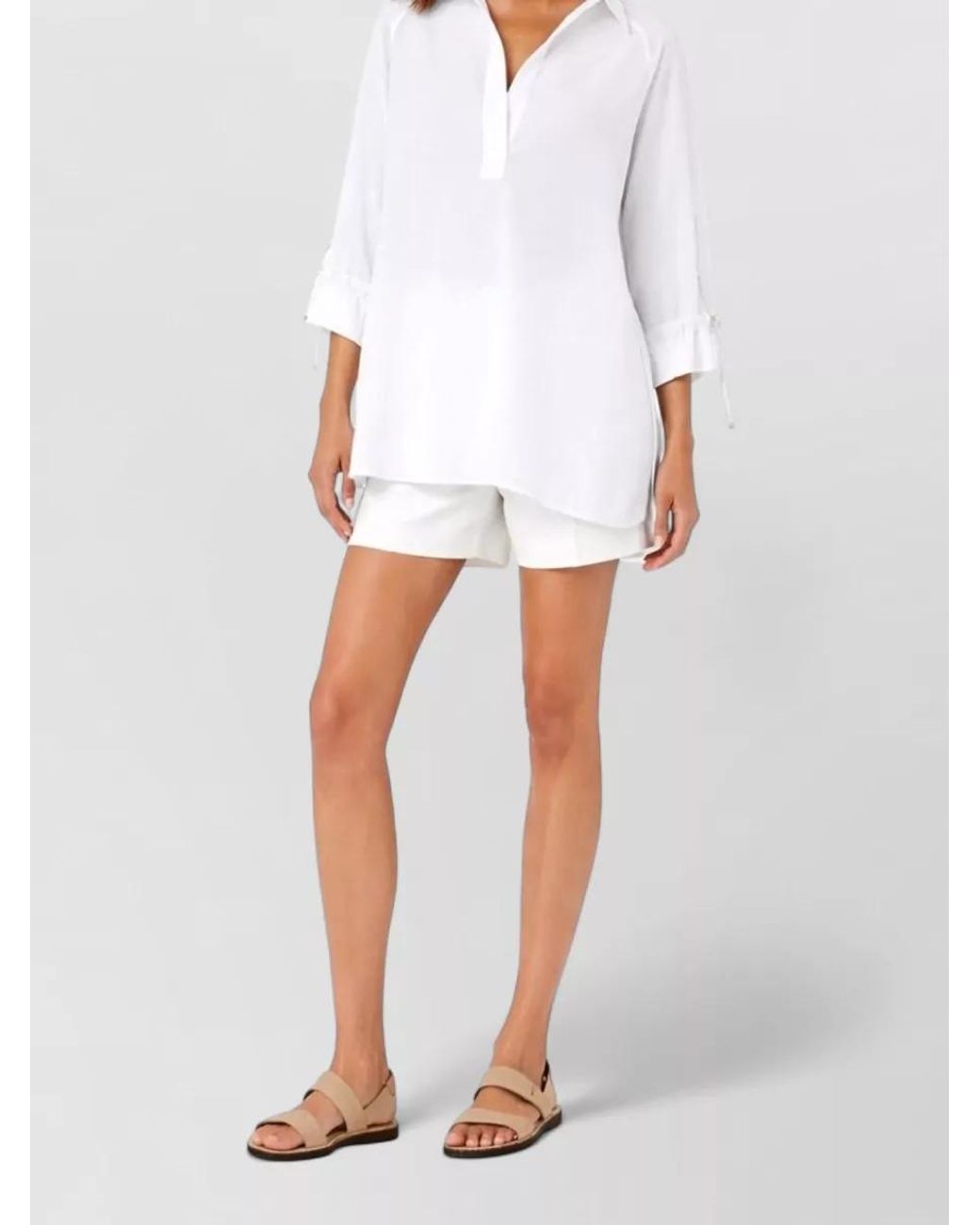 Max Mara White Cotton Shirt