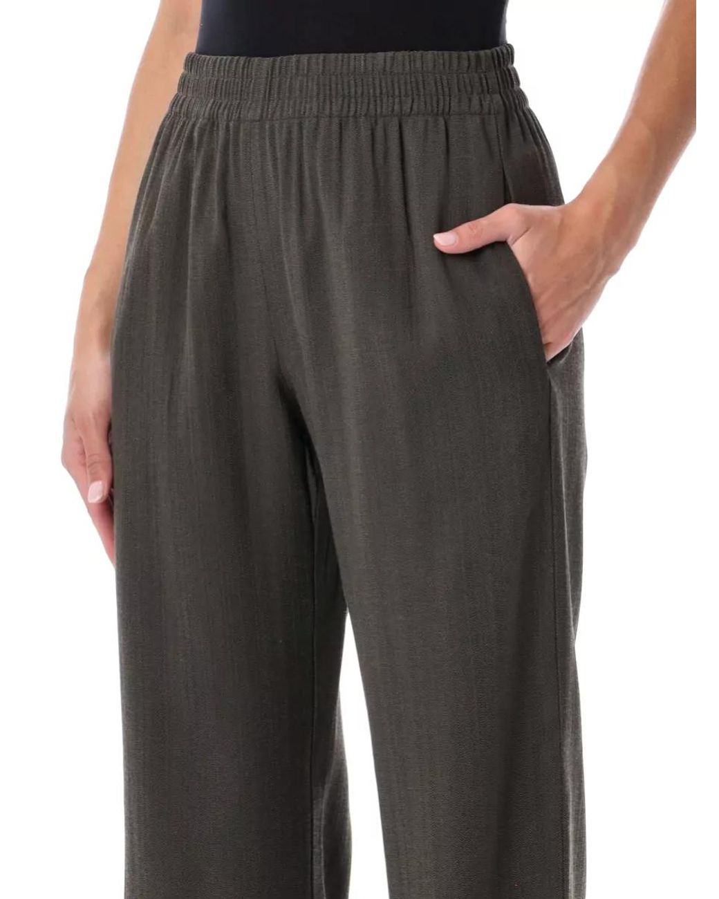 Golden Goose Deluxe Brand Black Relaxed-Fit Wide-Leg Lounge Trousers