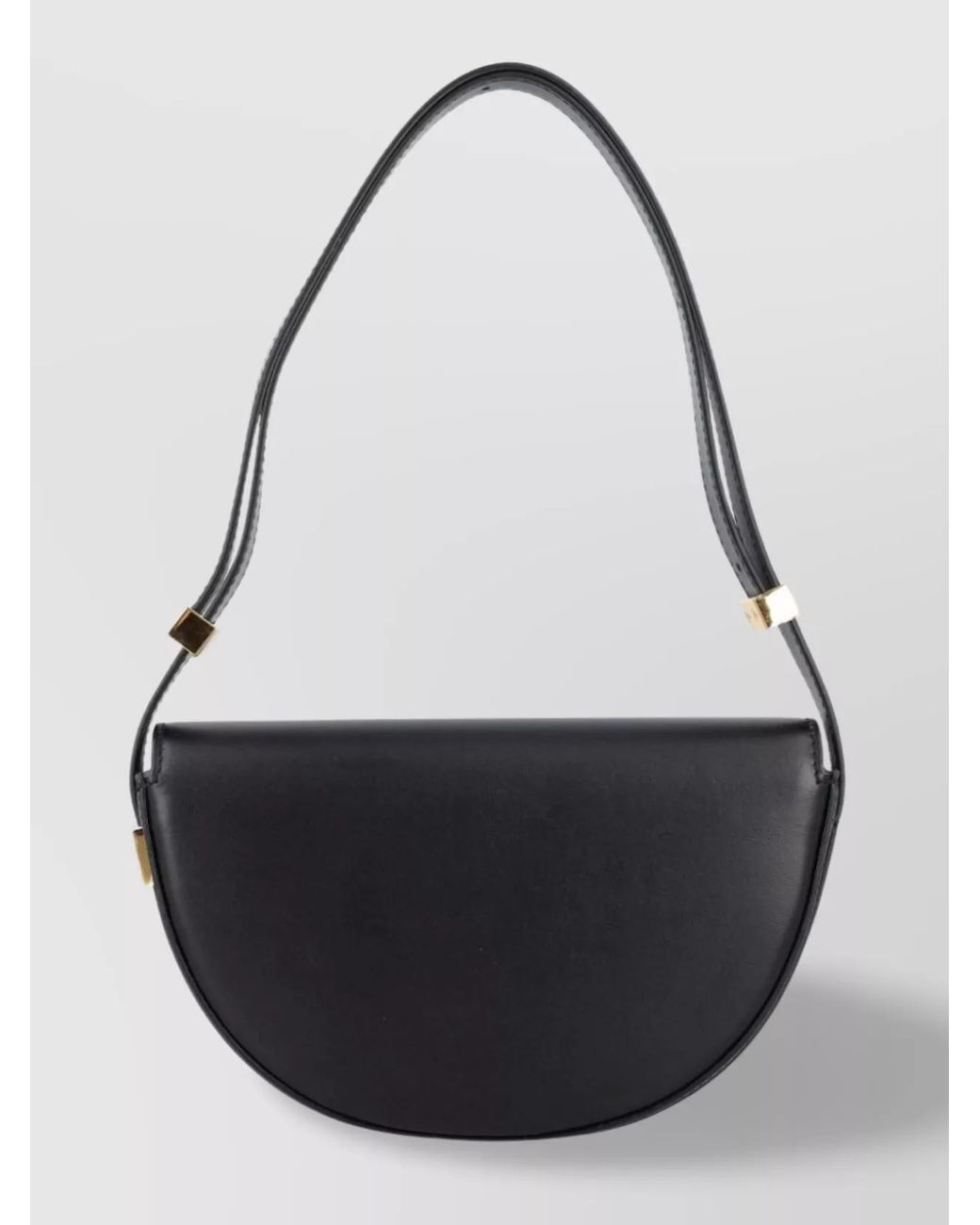 Patou Black Leather Shoulder Bag