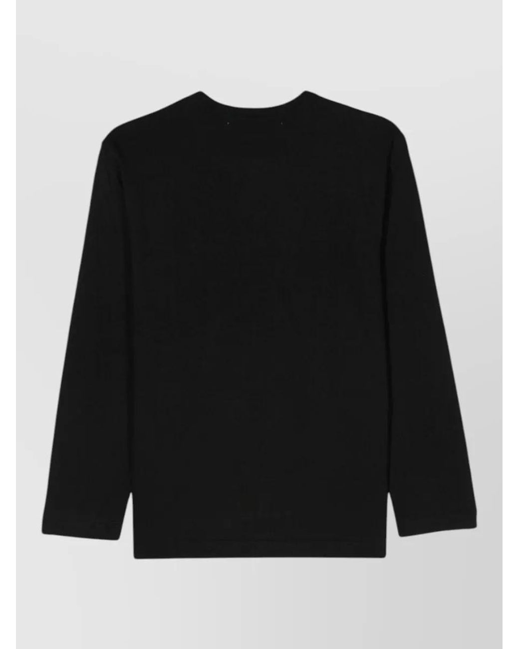 Comme des Garçons Black Cotton Logo Long-Sleeve T-Shirt