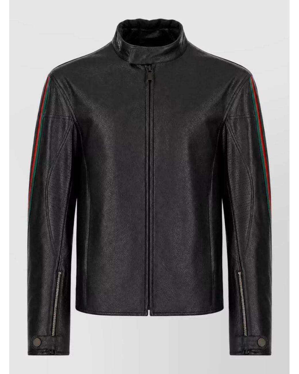 Gucci Black Leather Jacket for men