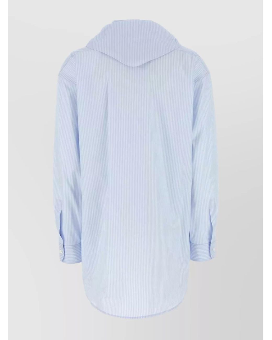 Miu Miu Blue Regular Stripes Shirt