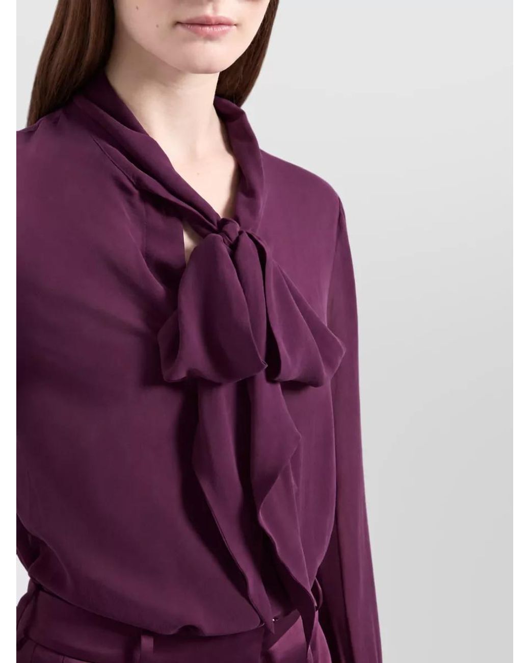 Nina Ricci Purple Silk Suit Jacket
