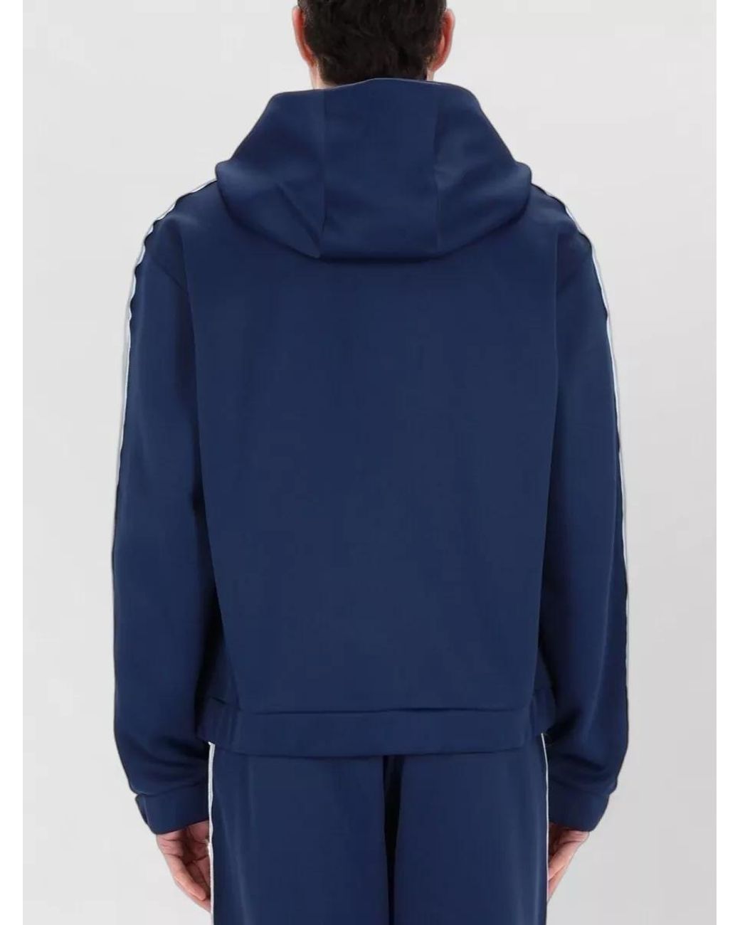 Casablanca Blue Hooded Jacket for men