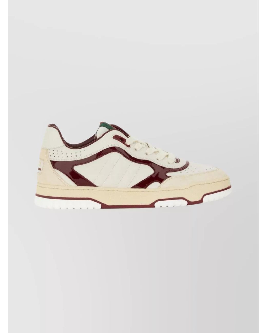 Gucci Metallic Calf Leather Low-Top Sneakers